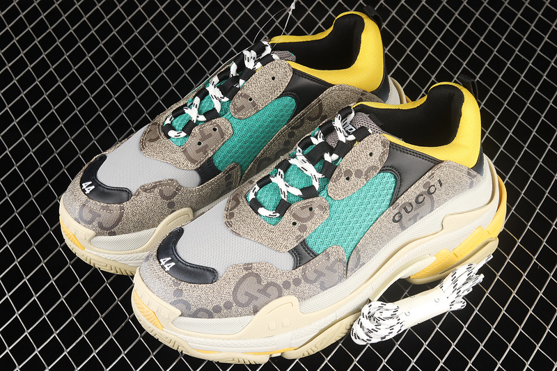 Gucci X Balenciaga Triple S Sneakers Grey/White/Multi-Color 13