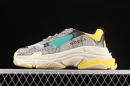 Gucci X Balenciaga Triple S Sneakers Grey/White/Multi-Color 19