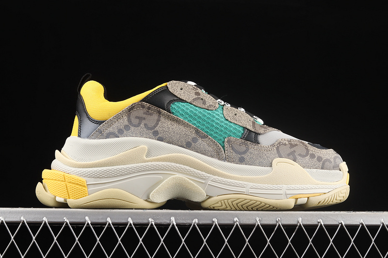 Gucci X Balenciaga Triple S Sneakers Grey/White/Multi-Color 29