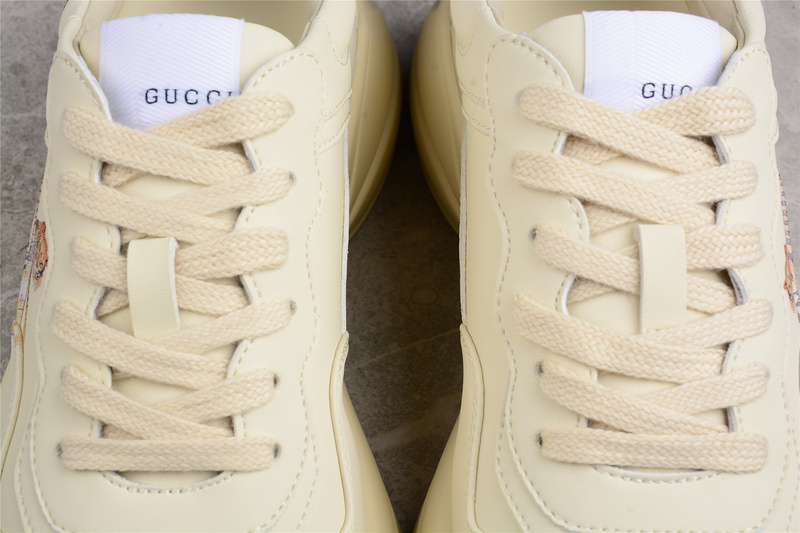 Gucci Rhyton Vintage Trainer Sneaker Beige/Beige/Beige 9