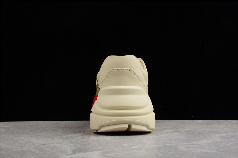 Gucci Rhyton Vintage Trainer Sneaker Beige/Red/Green 17