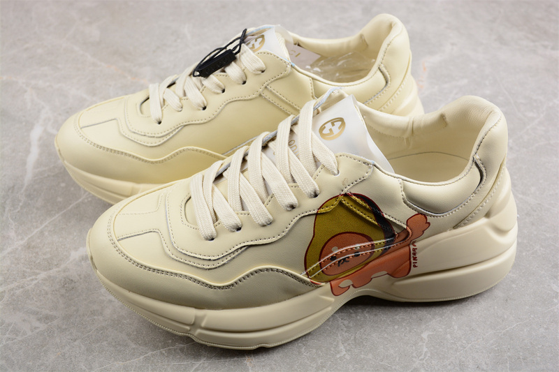 Gucci Rhyton Vintage Trainer Sneaker Yellow 5