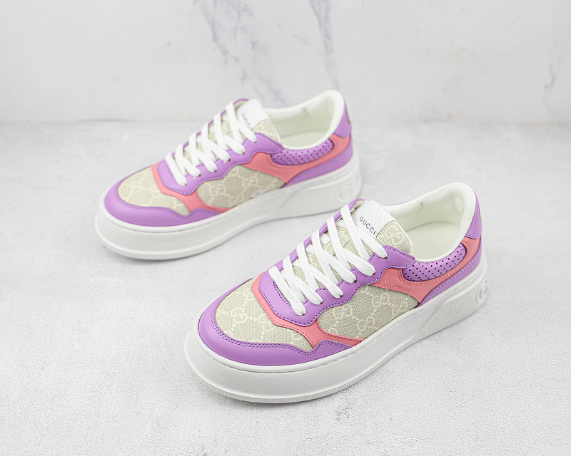 Gucci Screener Gg High-Top Sneaker Purple/Pink/White 9