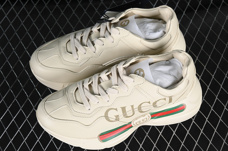 Gucci Rhyton Vintage Trainer Sneaker Green/Red/Grey 29