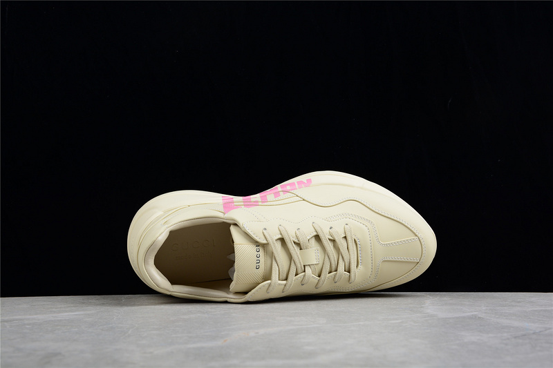 Gucci Rhyton Vintage Trainer Sneaker Beige/Light Pink/Beige 7