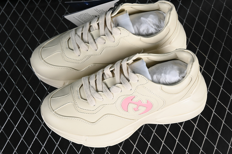 Gucci Rhyton Vintage Trainer Sneaker Pink/Grey 5