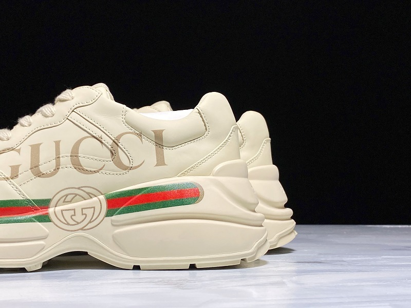 Plus Gucci Rhyton Low-Top Sneaker White 21