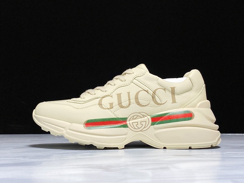 Plus Gucci Rhyton Low-Top Sneaker White 27