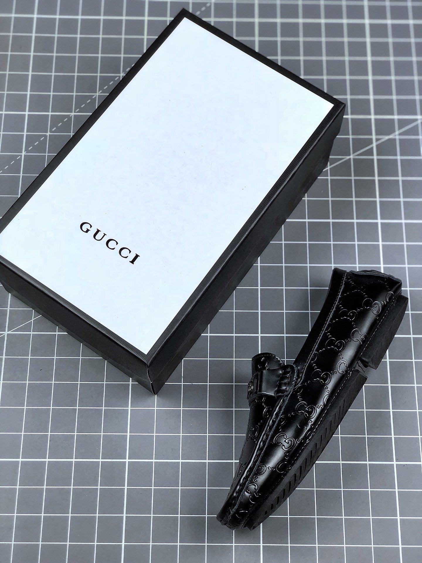 Gucci Leather Shoes Black/Black/Black 13