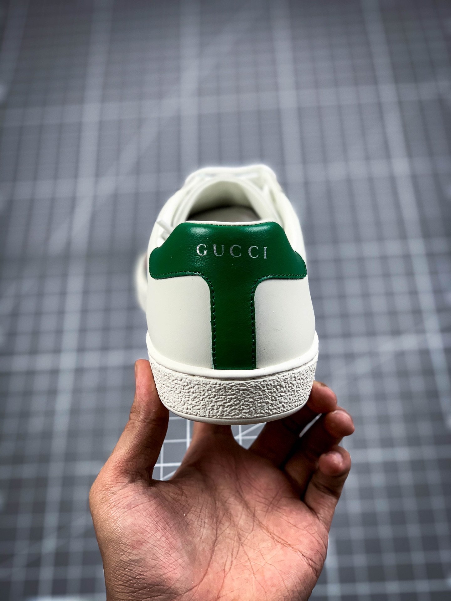 Gucci Low Shoes White/White-Green/Red 5