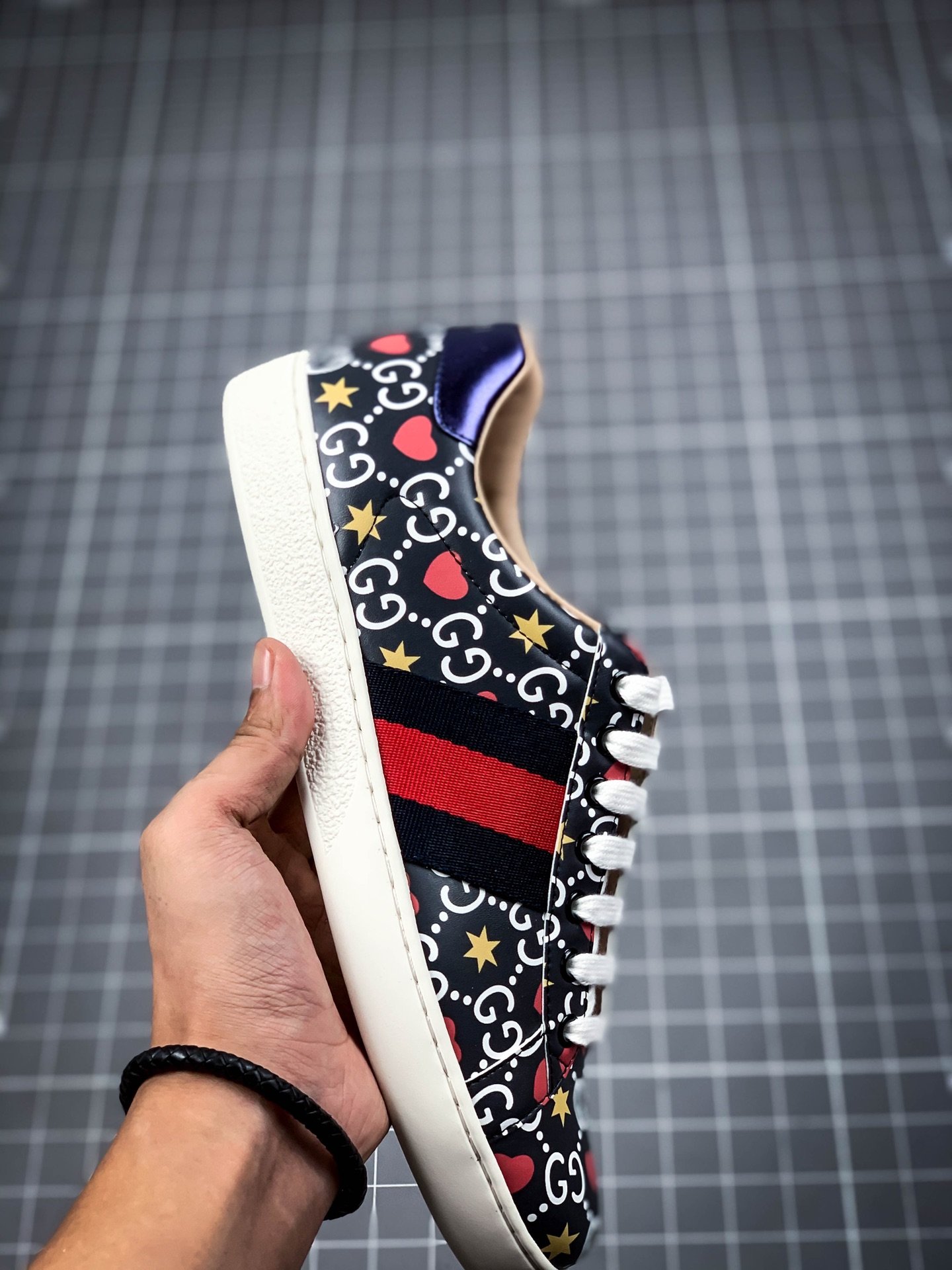 Gucci Sneakers Black/Red/White 7