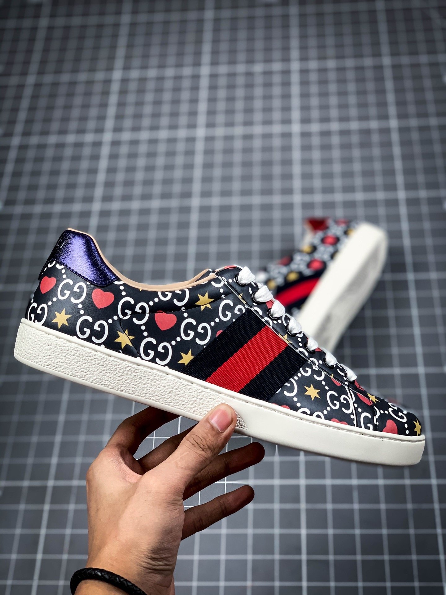 Gucci Sneakers Black/Red/White 11