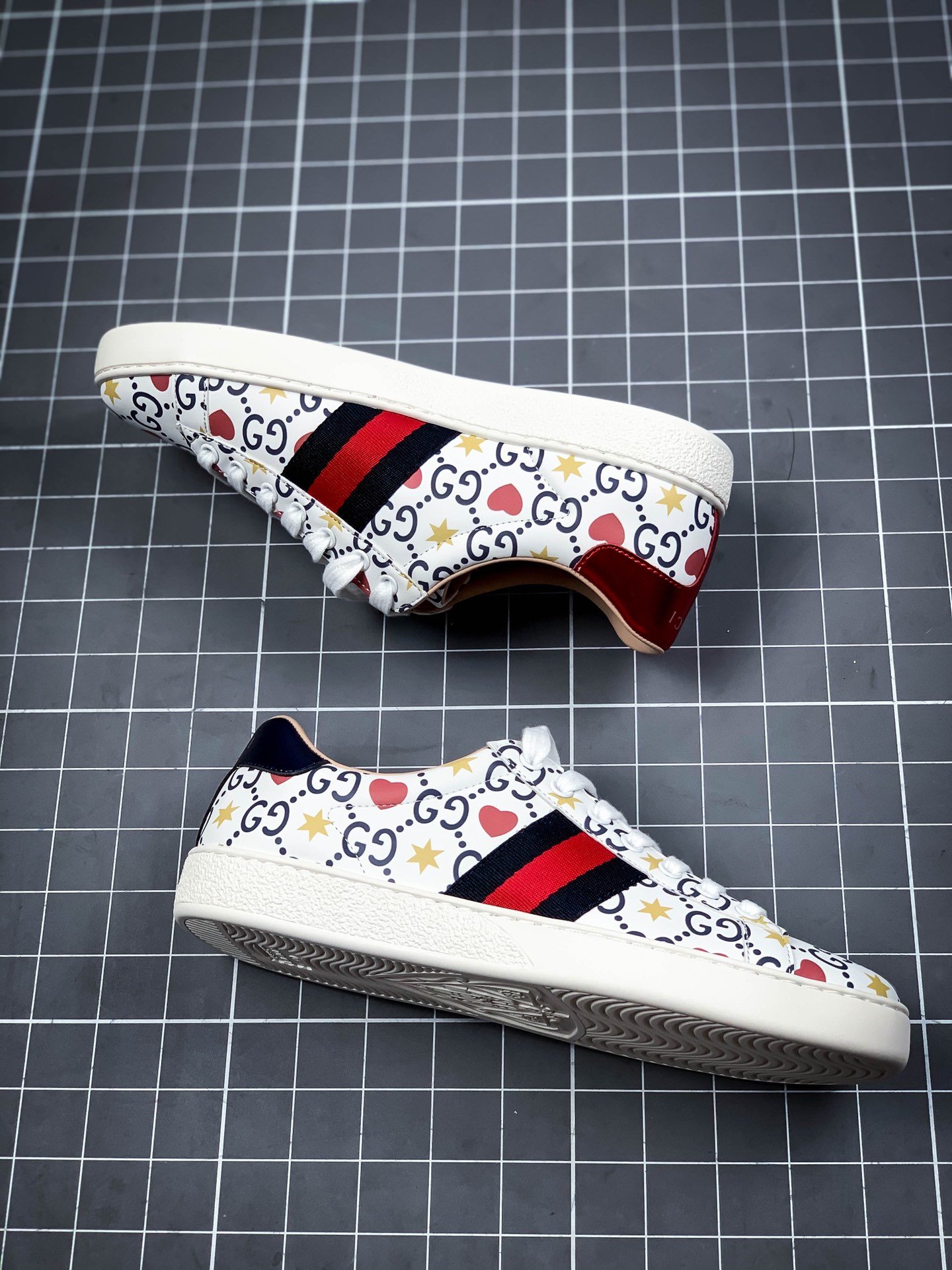 Gucci Sneakers White/Red/Black 13