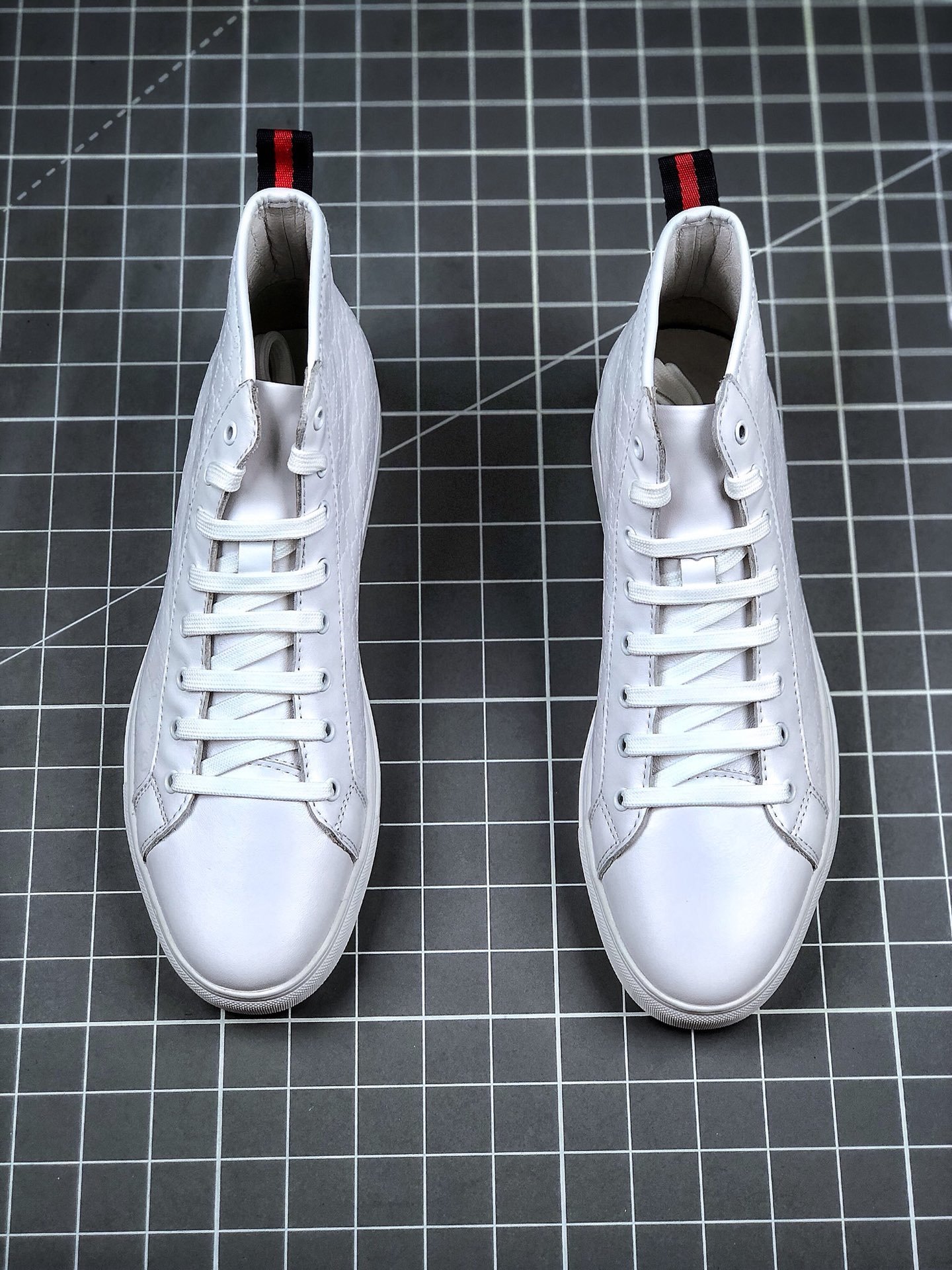 Gucci High Shoes White/White/White 5