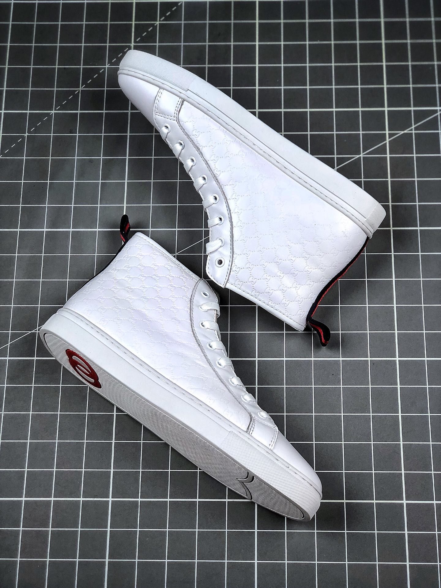 Gucci High Shoes White/White/White 11