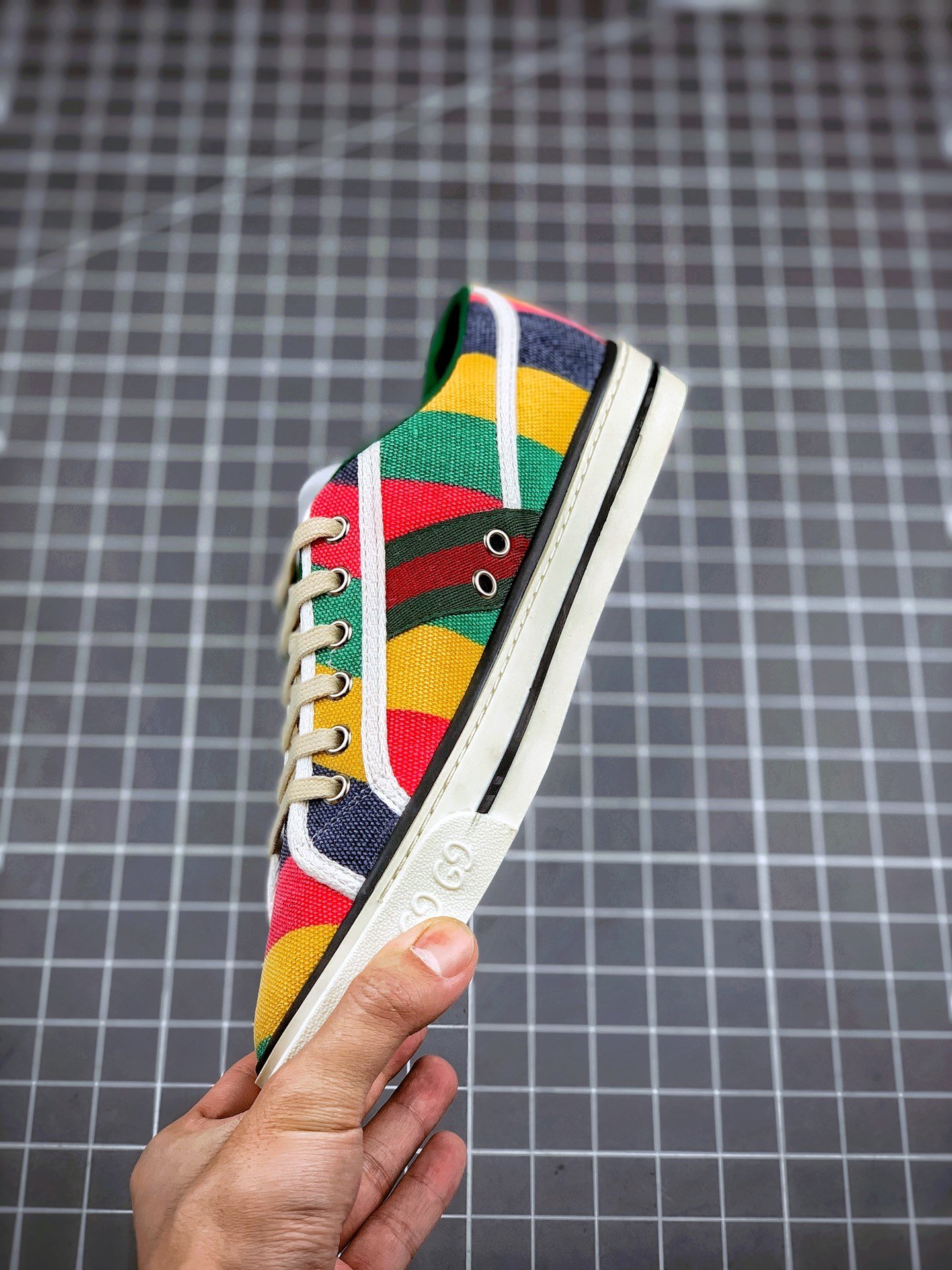 Gucci Tennis 1977 Print Sneaker Multi-Color 5