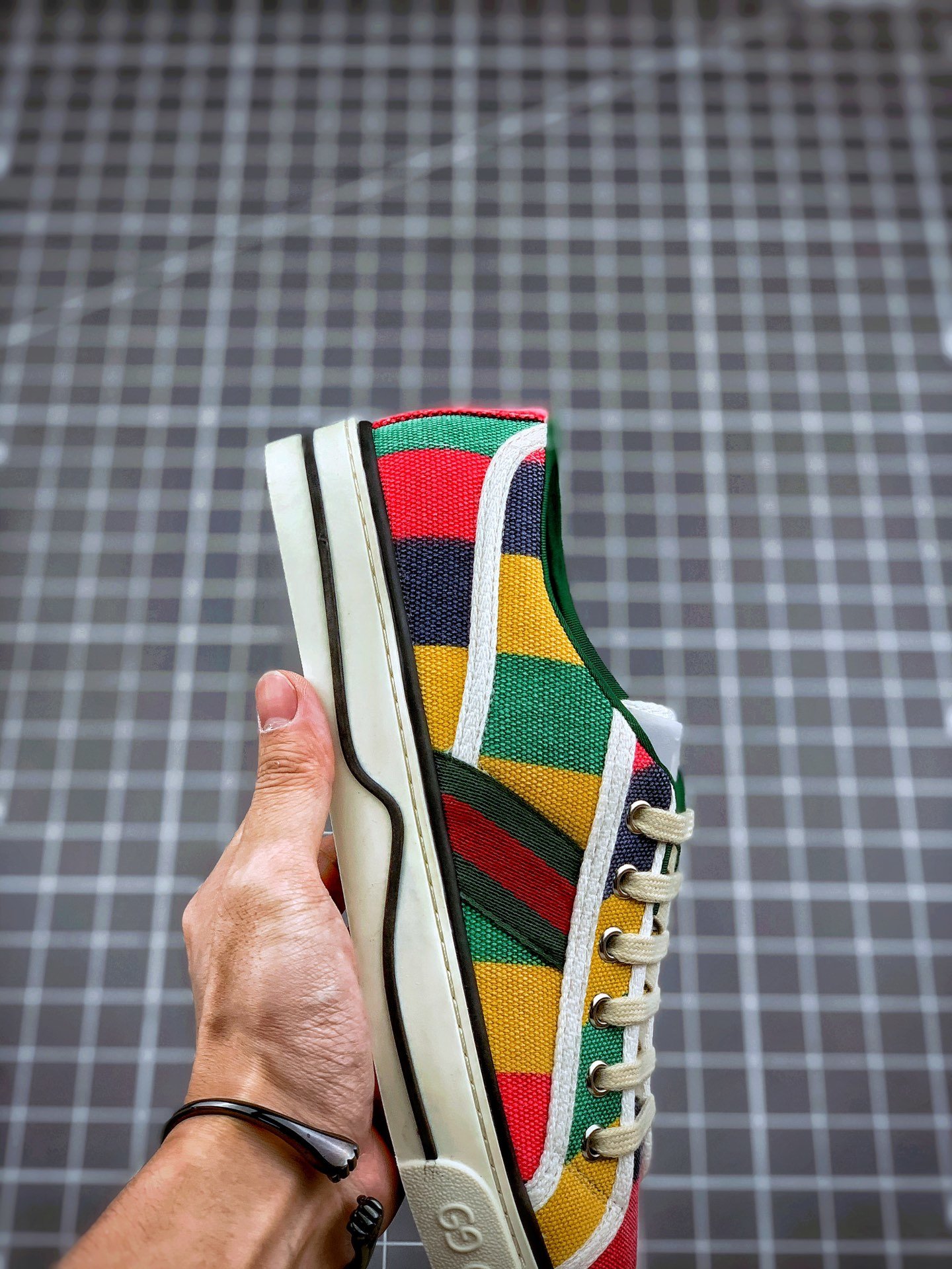 Gucci Tennis 1977 Print Sneaker Multi-Color 9