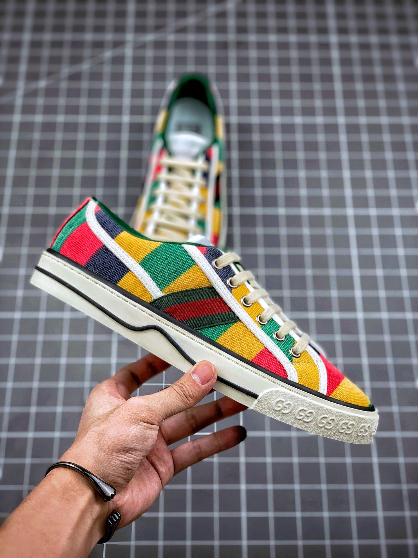 Gucci Tennis 1977 Print Sneaker Multi-Color 11