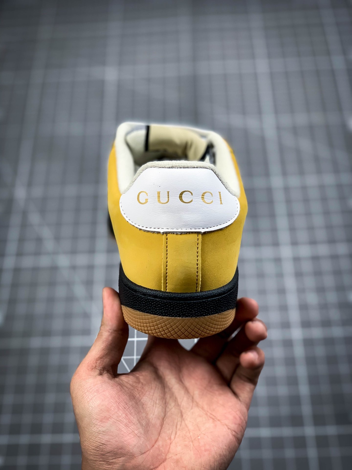 Gucci Low Shoes Yellow/Black/Green/Red-White 7