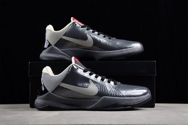 Zoom Kobe 5 V Basketball Shoes Black/Grey 23