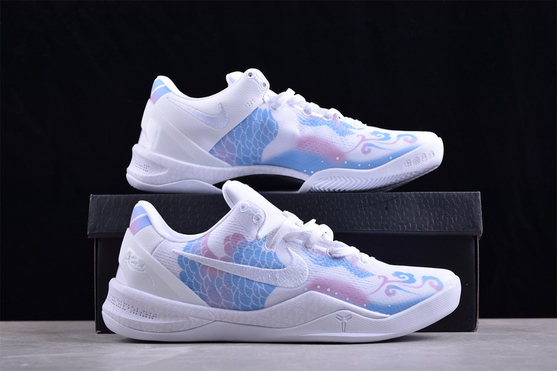 Kobe Viii Protro White/Blue/Pink 27