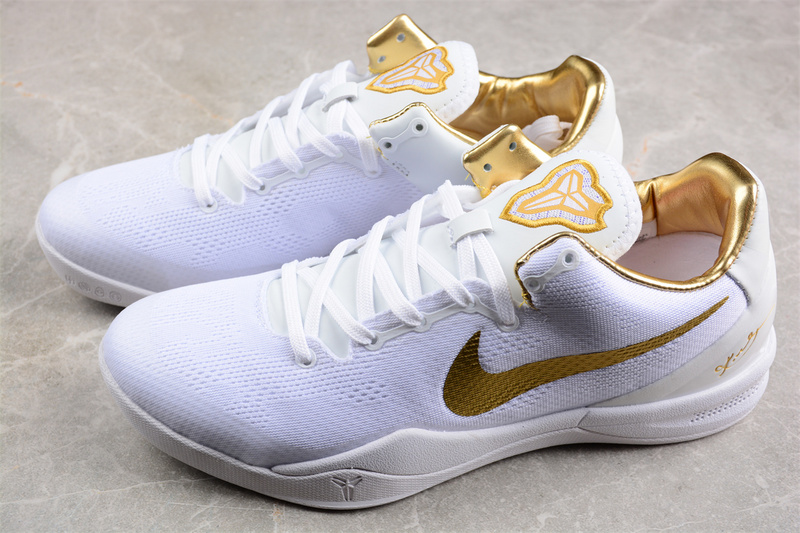 Kobe 8 Protro White/Gold 7