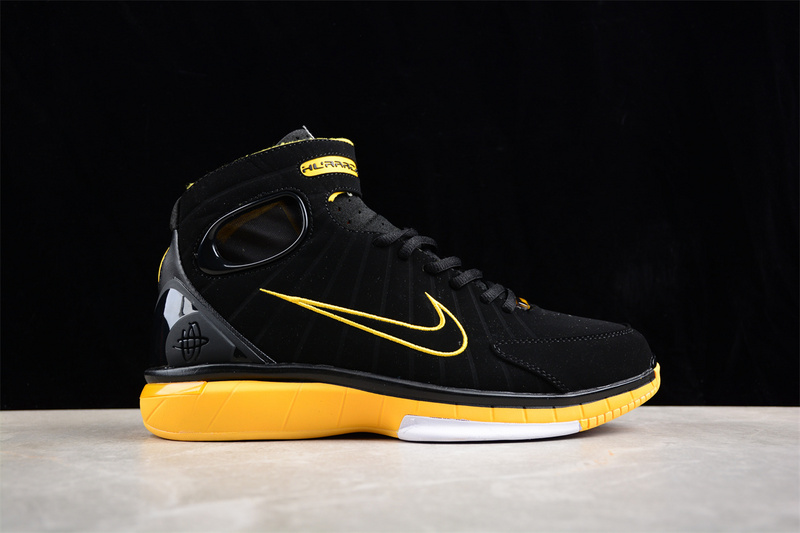 Air Zoom Huarache 2K4 Black/Varsity Maize-White 7