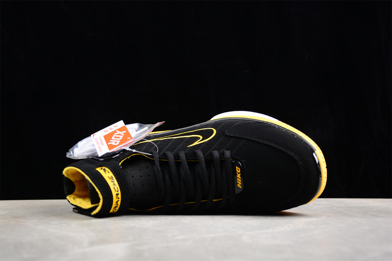 Air Zoom Huarache 2K4 Black/Varsity Maize-White 11