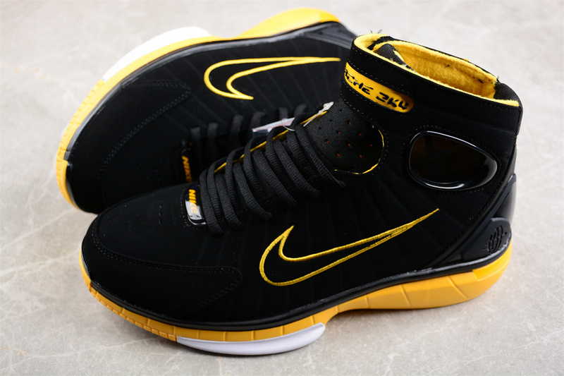 Air Zoom Huarache 2K4 Black/Varsity Maize-White 27