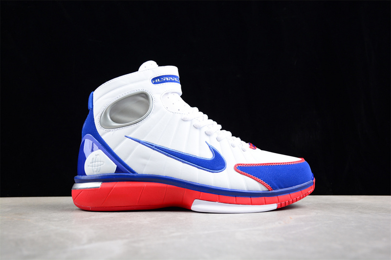 Air Zoom Huarache 2K4 White/Game Royal-Sport Red-Metallic Silver 17