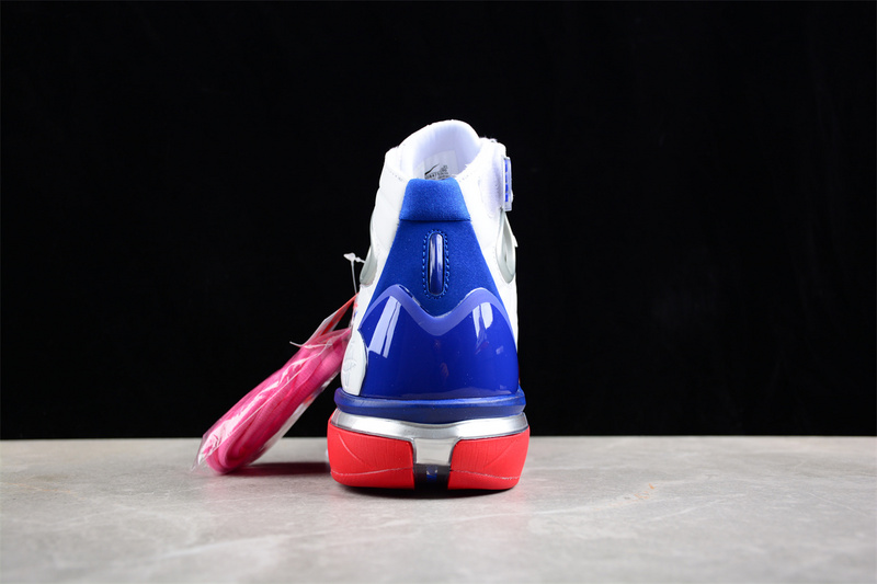 Air Zoom Huarache 2K4 White/Game Royal-Sport Red-Metallic Silver 27