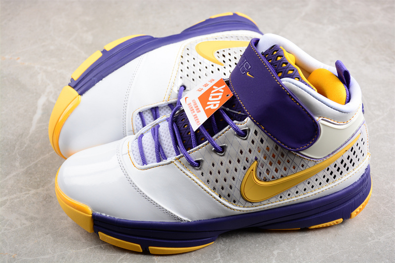 Kobe 2 White/Gold/Purple 27