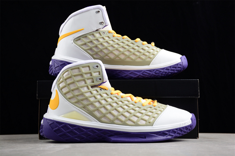 Zoom Kobe 3 Lakers Mtllc Slvr/Cnyn Gld-Vrsty Prpl 23