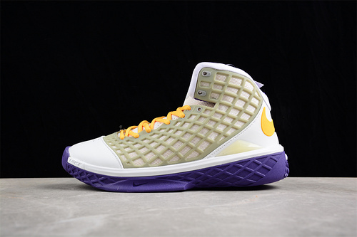 Zoom Kobe 3 Lakers Mtllc Slvr/Cnyn Gld-Vrsty Prpl 27