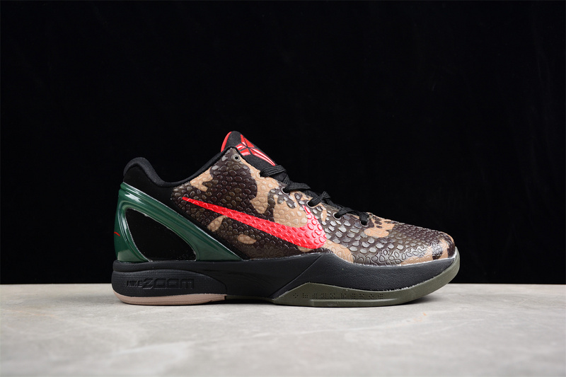 Zoom Kobe 6 Protro Black/Red/Green/Brown 11