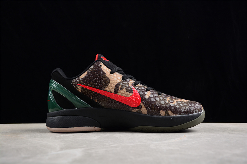 Zoom Kobe 6 Protro Black/Red/Green/Brown 29