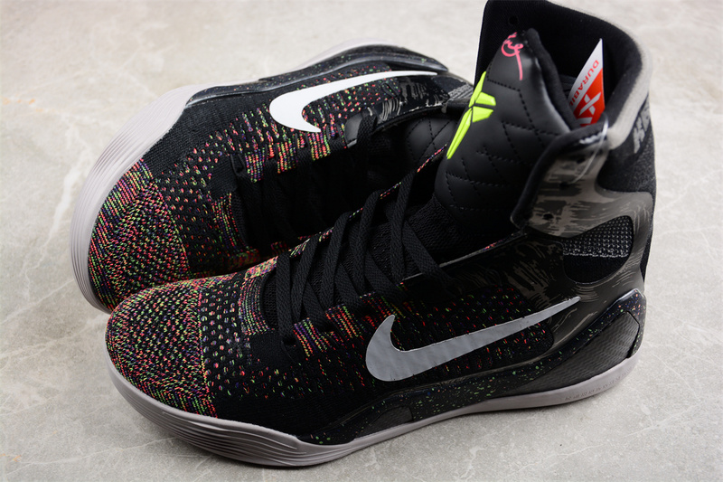 Kobe 9 Elite Xdr Masterpiece Black/Metallic Silver/Volt/Bright Crimson 13