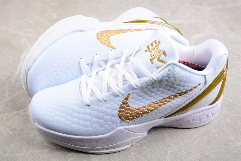 Zoom Kobe White/Gold 13