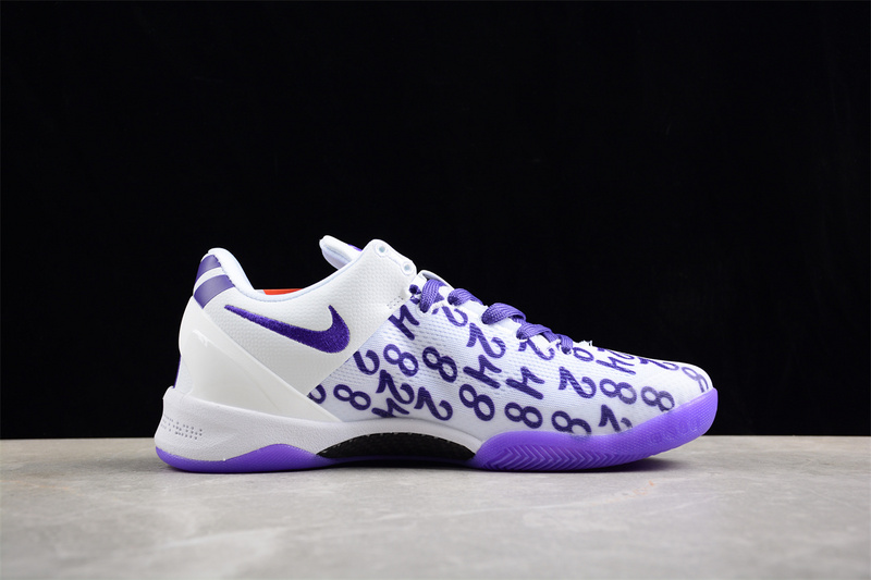 Kobe 8 Protro White/Purple 7