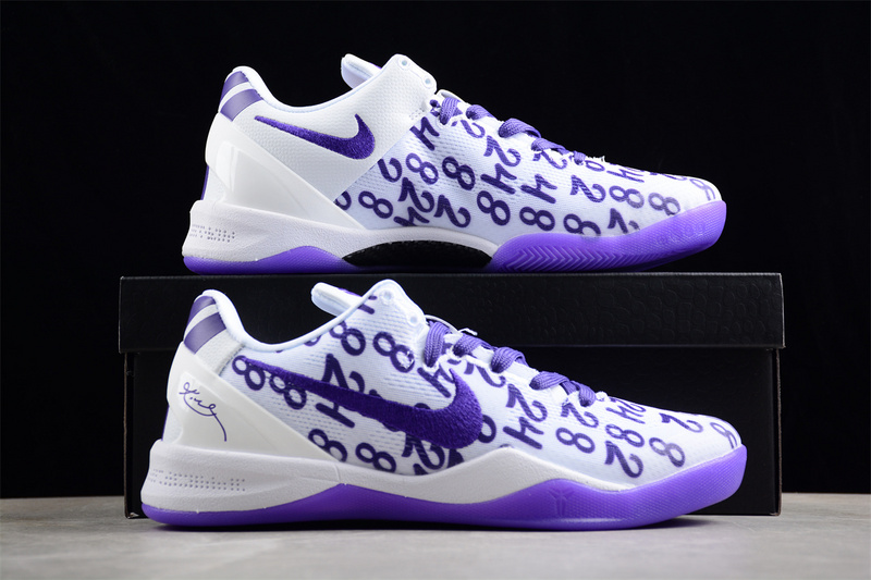 Kobe 8 Protro White/Purple 15