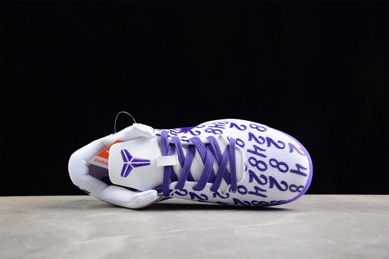 Kobe 8 Protro White/Purple 19