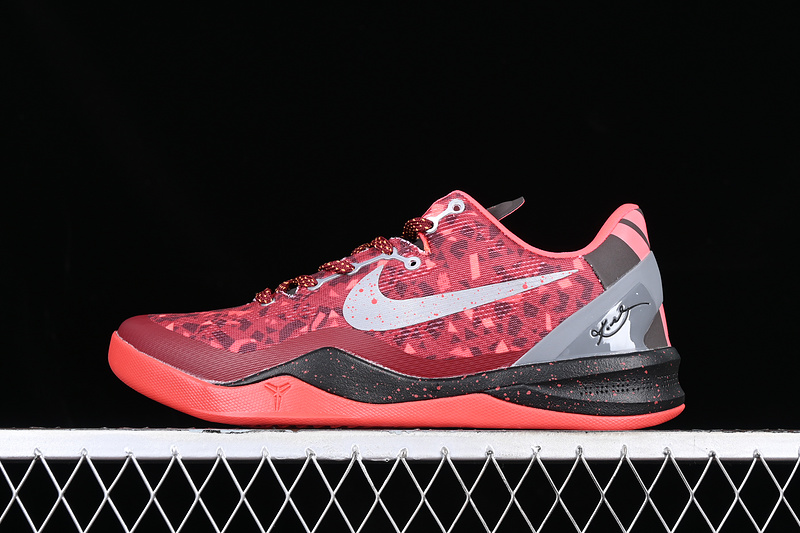 Kobe 8 System Red/Grey/Black 3