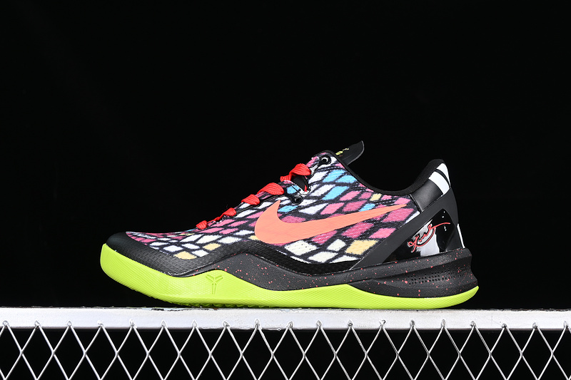 Kobe 8 System Black/Orange/Green/Red 17