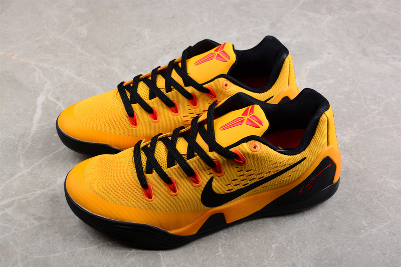 Kobe 9 Em Bruce Lee University Gold/Black-Laser Crimson 15