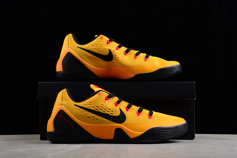 Kobe 9 Em Bruce Lee University Gold/Black-Laser Crimson 23