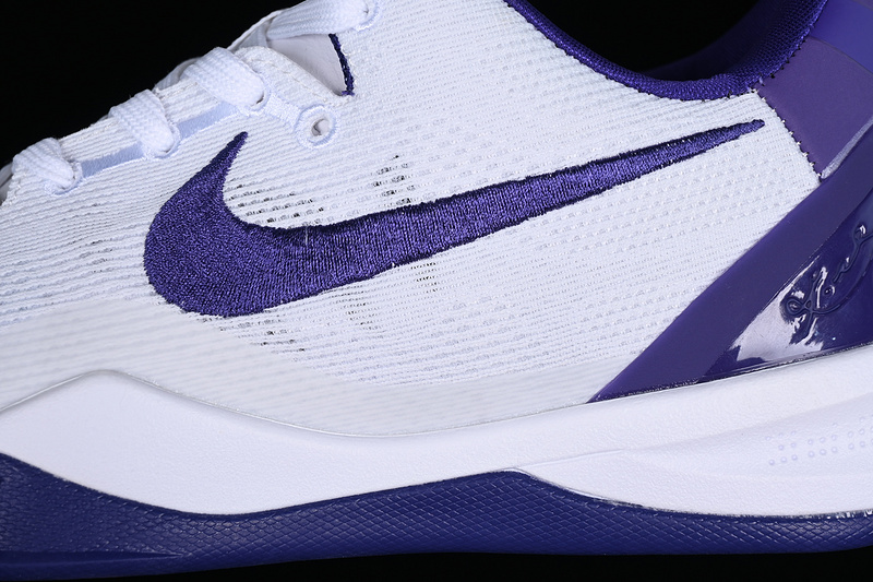 Kobe 8 System White/Purple 17