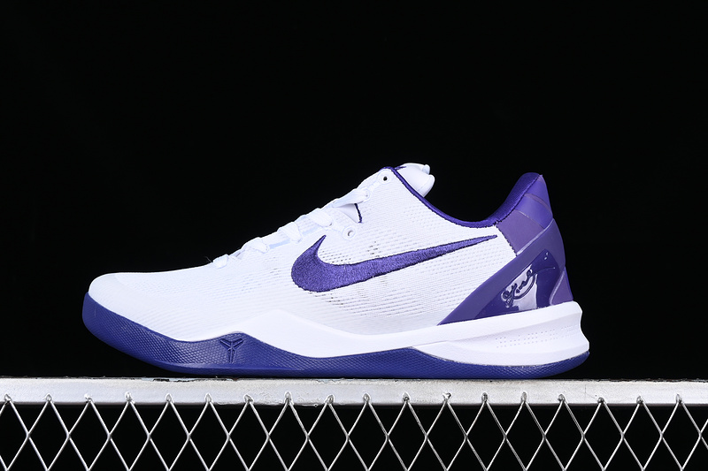 Kobe 8 System White/Purple 25