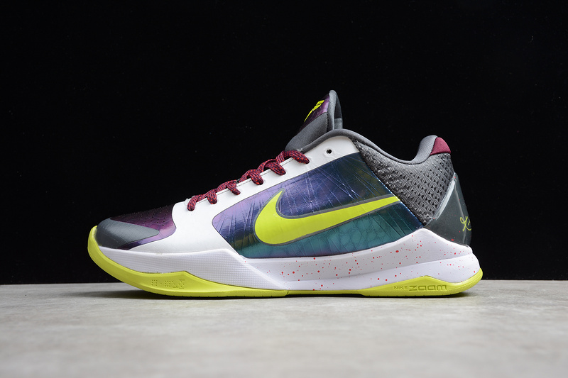 Kobe 5 Protro Chaos White/Cyber-Purple-Red 21