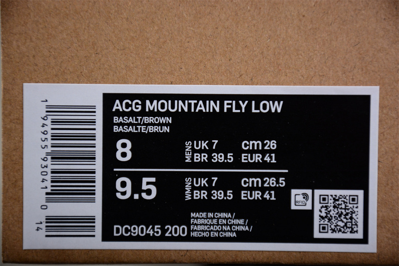 Acg Mountain Fly Low Brown Basalt/Black 17