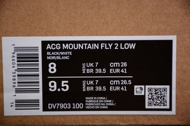 Acg Mountain Fly 2 Low White/Black 27